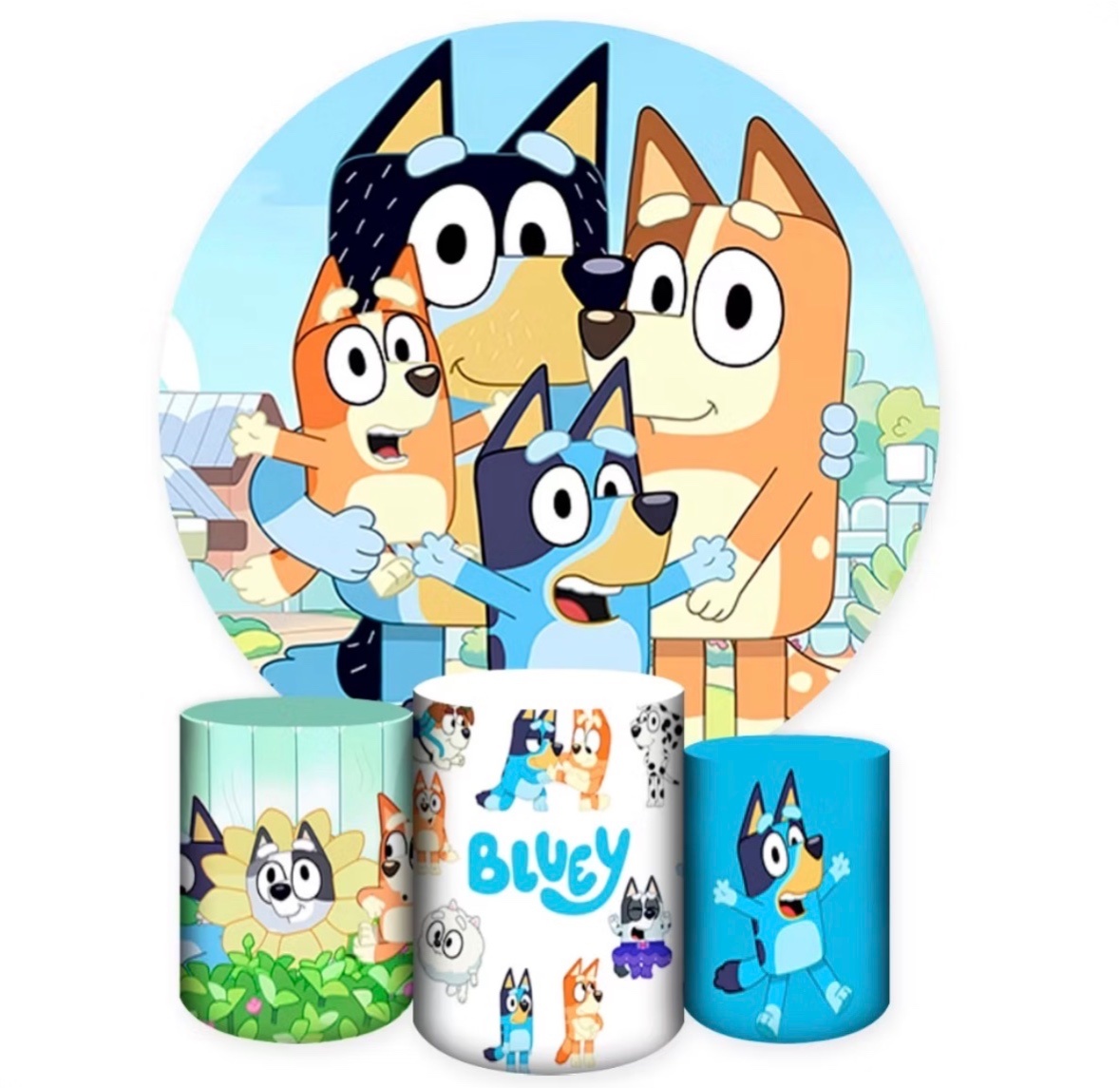 Blue E Bingo Bronze Locação - Nessa Lopes Decorações 
