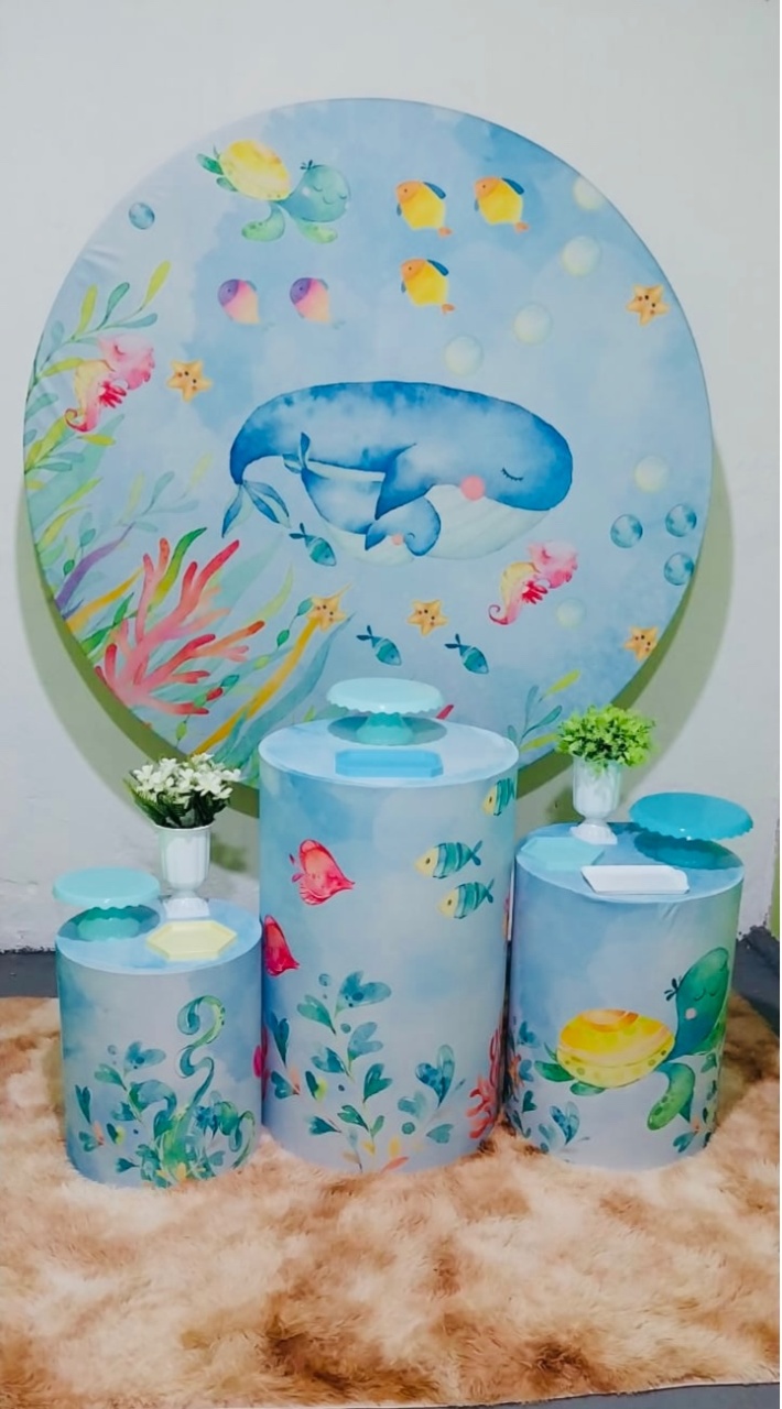 Fundo Do Mar  Bronze Locação - Nessa Lopes Decorações 