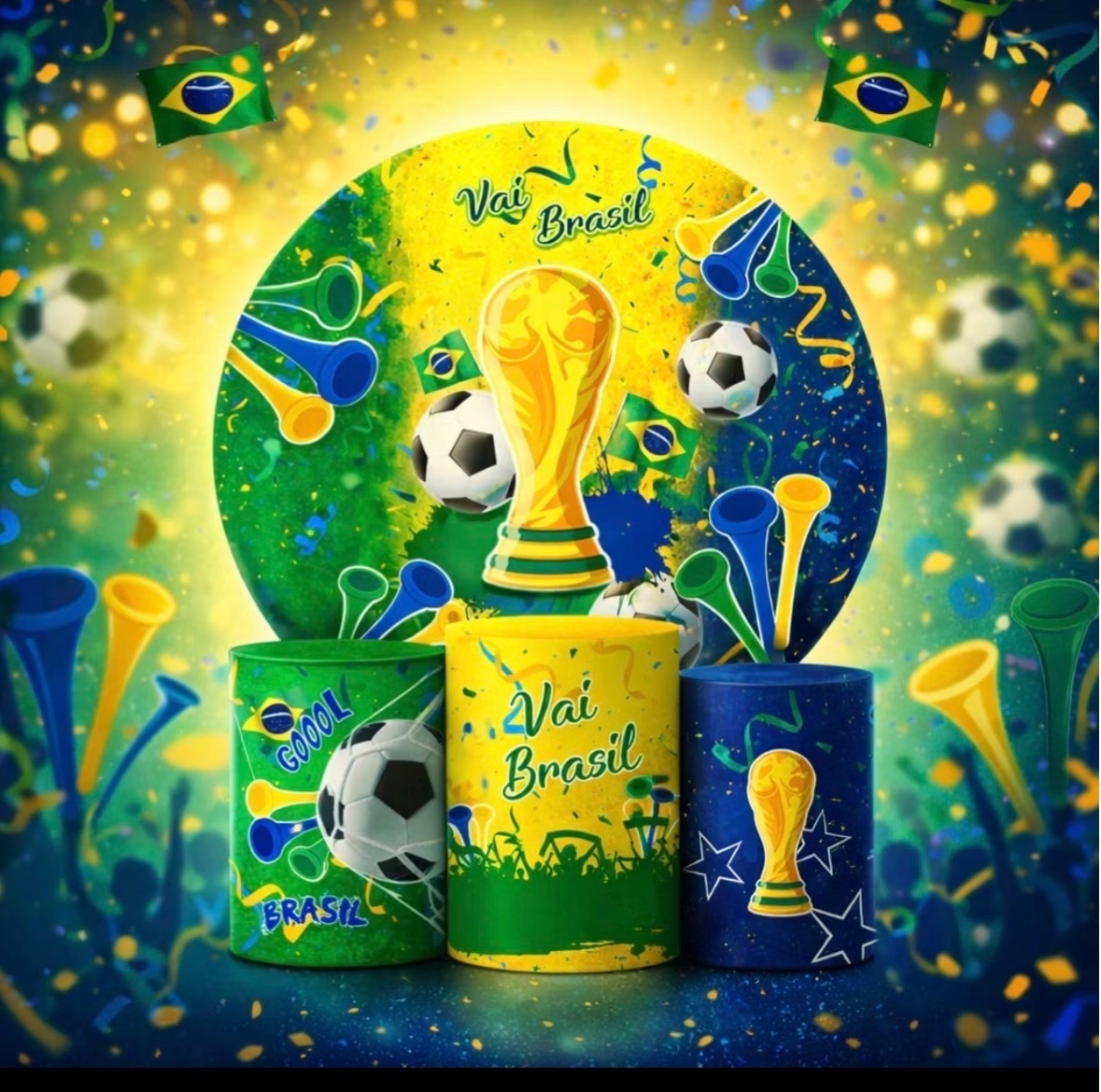 Copa Do Mundo Bronze - Nessa Lopes Decorações 