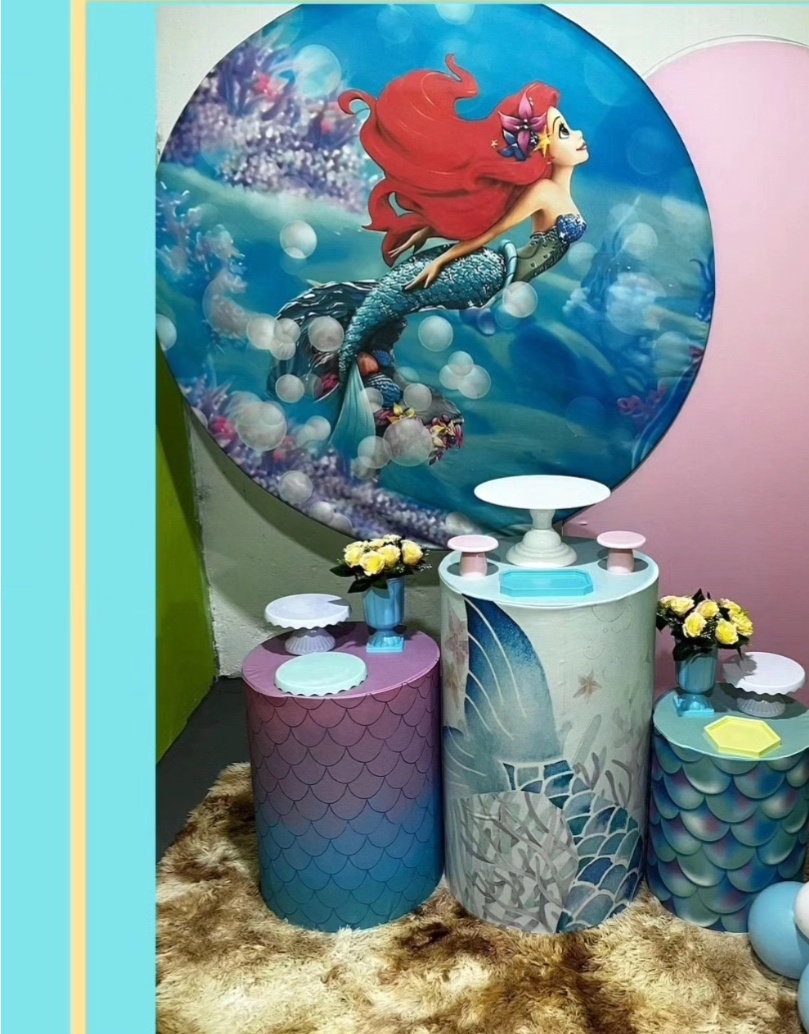 Sereia Ariel Montagem Bronze - Nessa Lopes Decorações 
