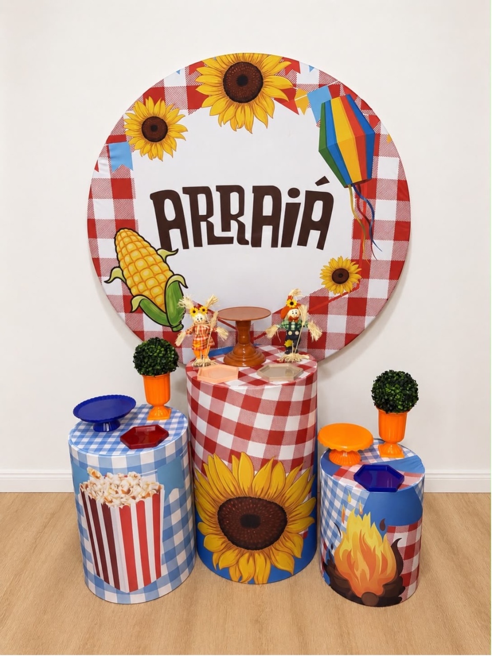 Festa Junina Kit Bronze Locação 2 - Nessa Lopes Decorações 