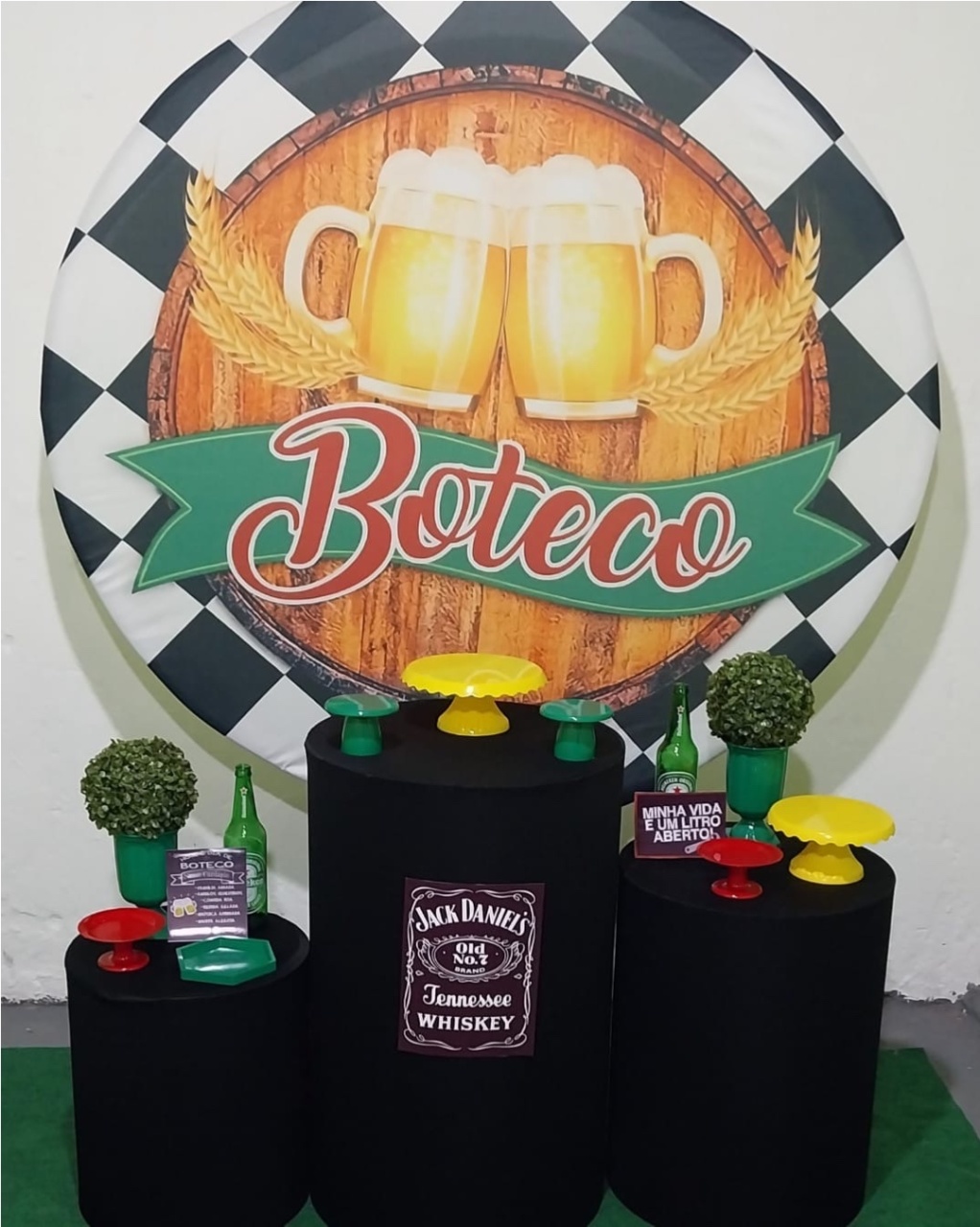Boteco Kit Bronze Locação  - Nessa Lopes Decorações 