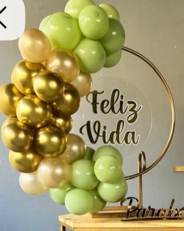 Arco Com Baloes - Nessa Lopes Decorações 