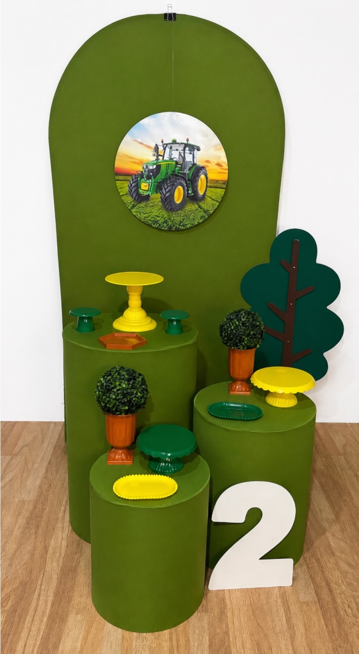 Trator Montagem Bronze - Nessa Lopes Decorações 