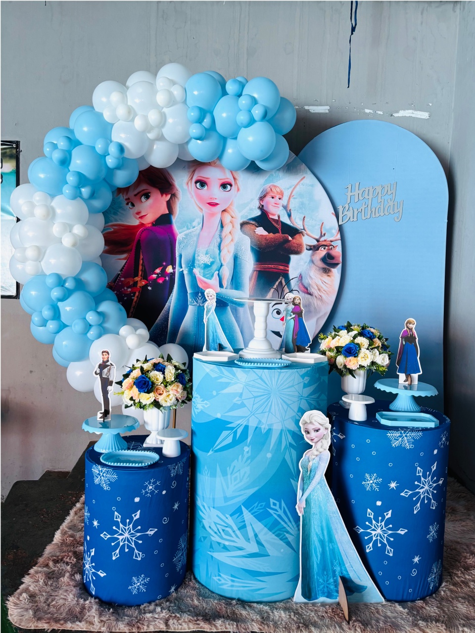 Frozen Kit Prata Montagem  - Nessa Lopes Decorações 