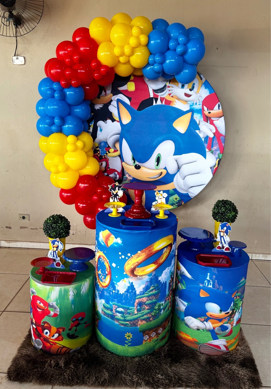 Sonic Kit Bronze Locação  - Nessa Lopes Decorações 