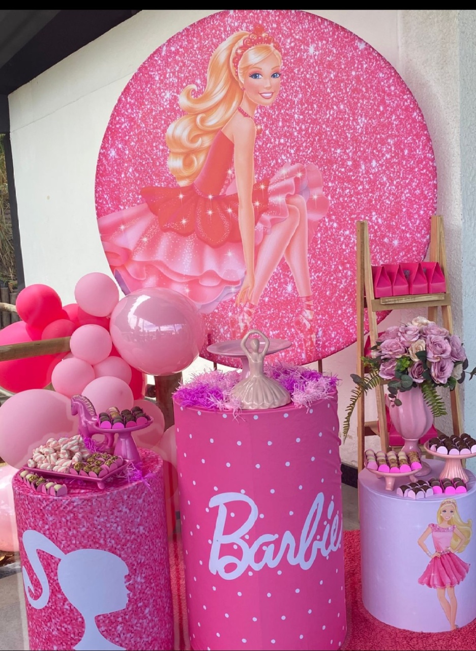 Kit Barbie Balairina - Emília Decor Festas 