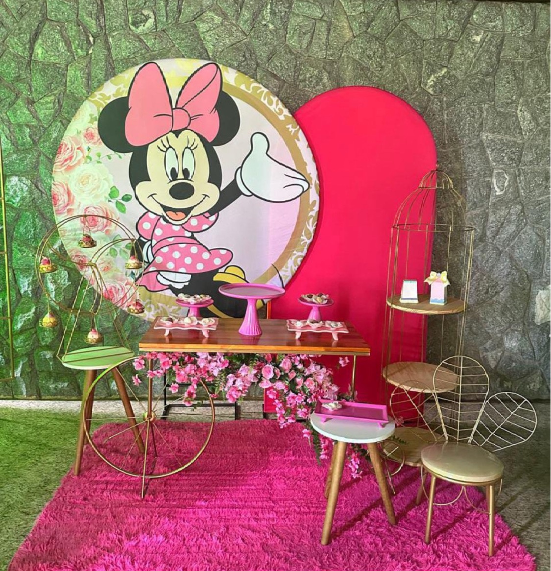 Minie Rosa 3 - Emília Decor Festas 