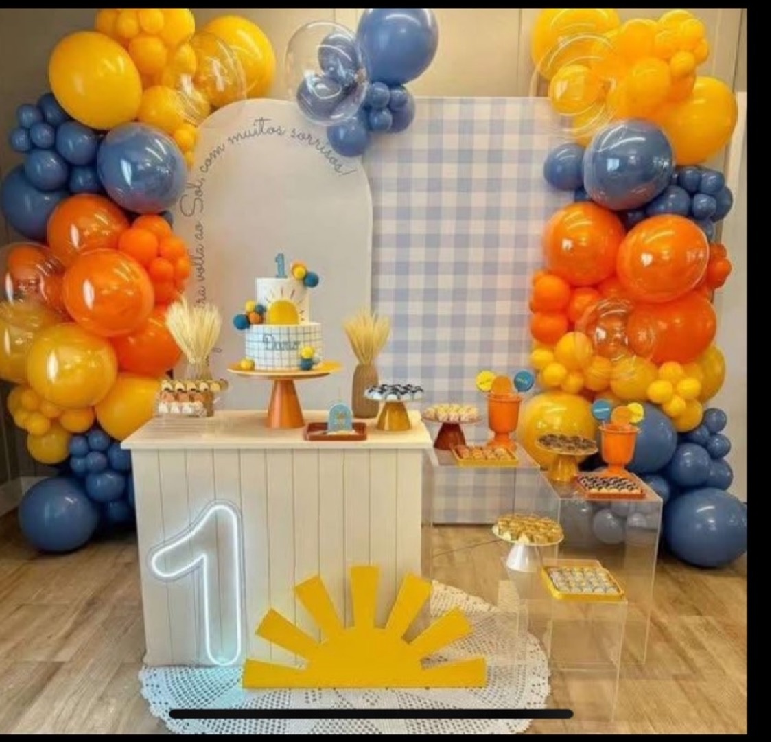 Minha Primeira Volta Ao Sol - Emília Decor Festas 