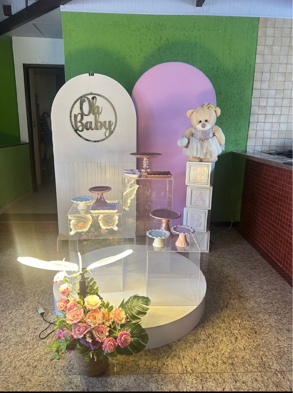 Kit Luxo Com Borboletas de Movimento Menina  - Emília Decor Festas 