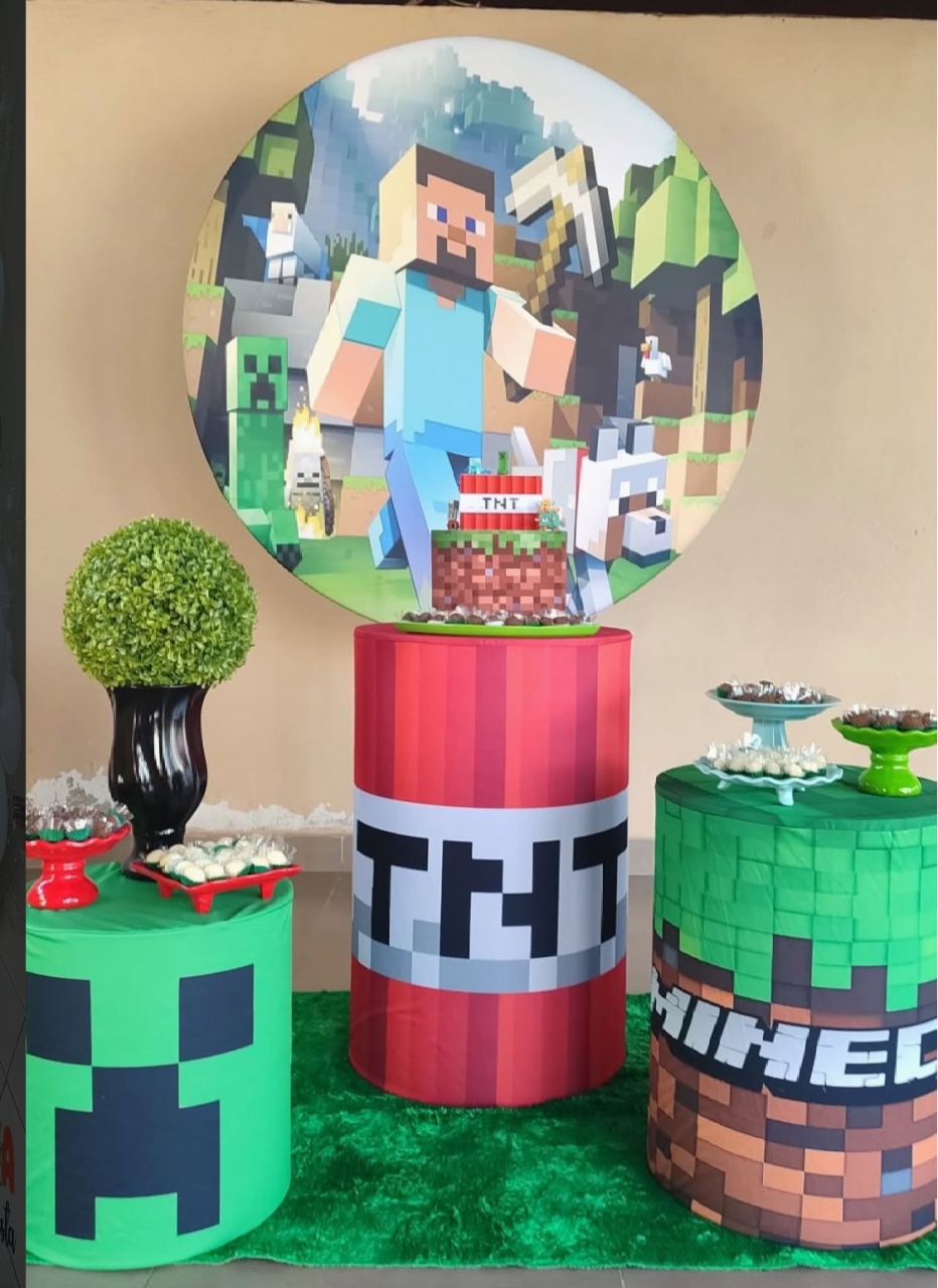 Kit Minecrafet - Emília Decor Festas 