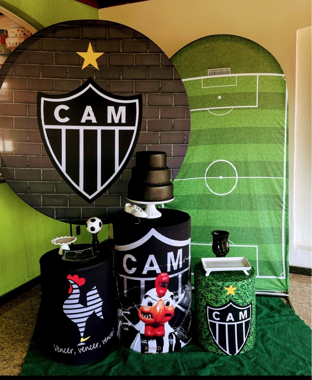 Kit Atlético Mineiro G - Emília Decor Festas 
