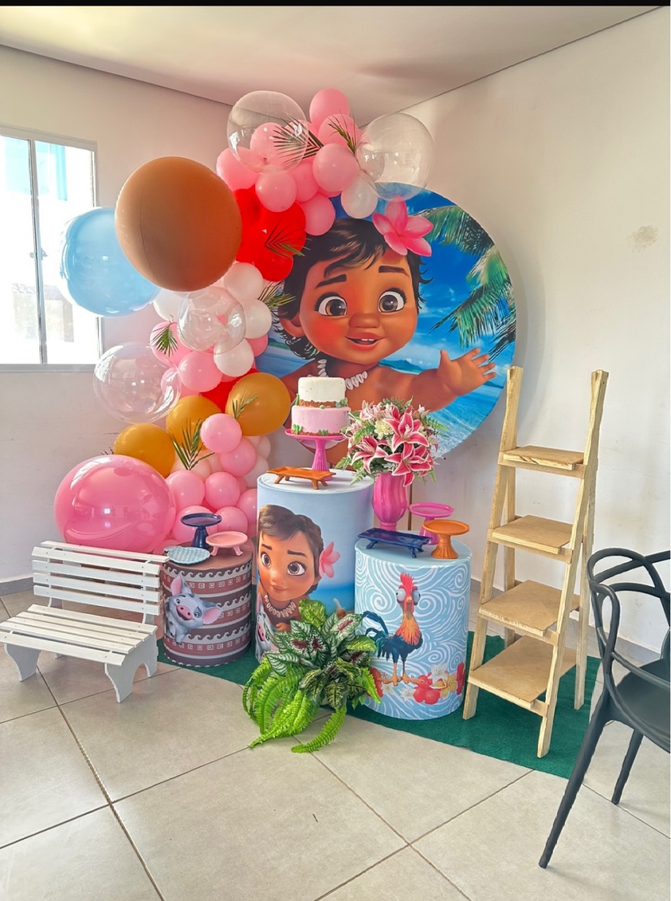 Kit Moana Baby - Emília Decor Festas 