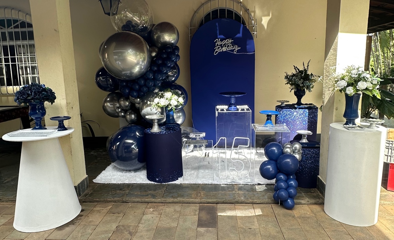 15 Anos Azul - Emília Decor Festas 