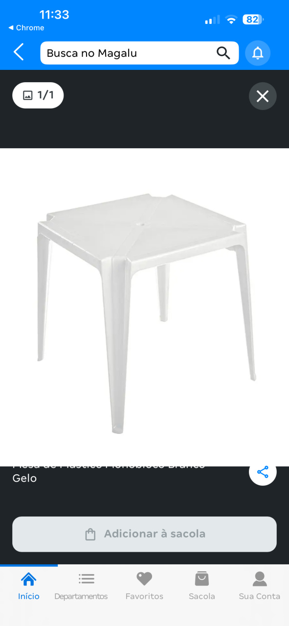 Mesa Branca Avulsa - Emília Decor Festas 
