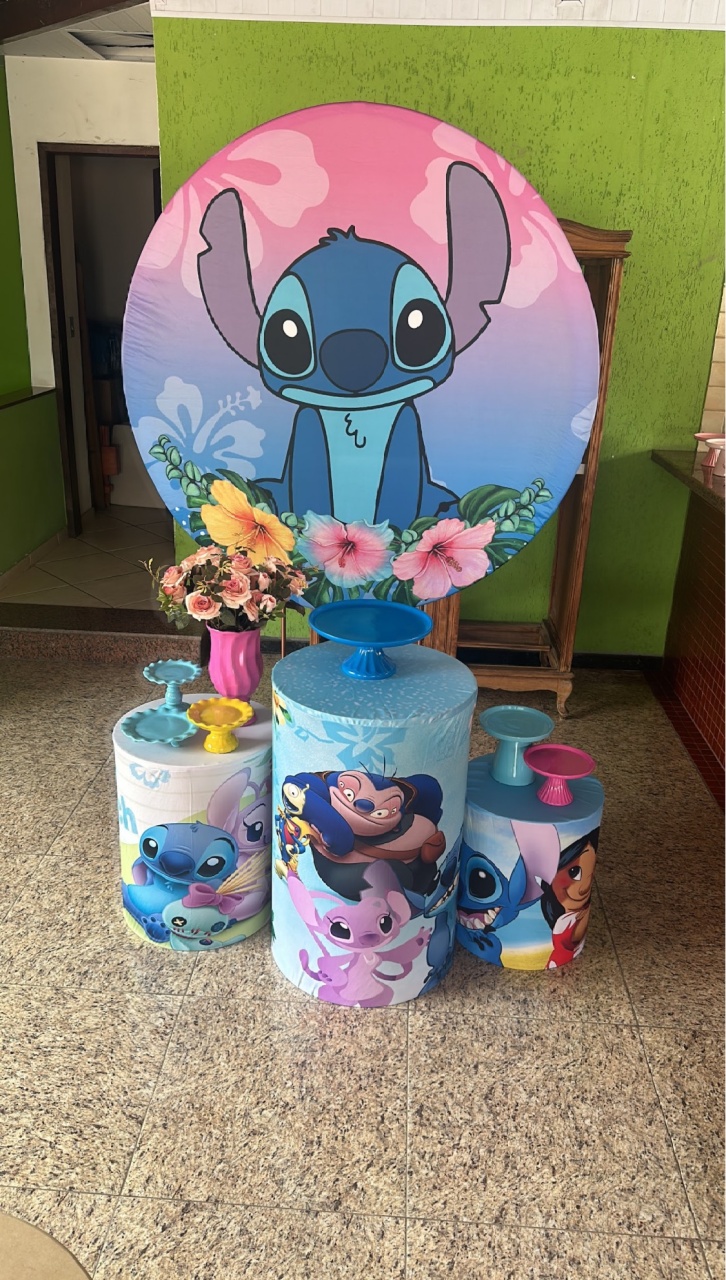 Kit Lillo & Stich - Emília Decor Festas 