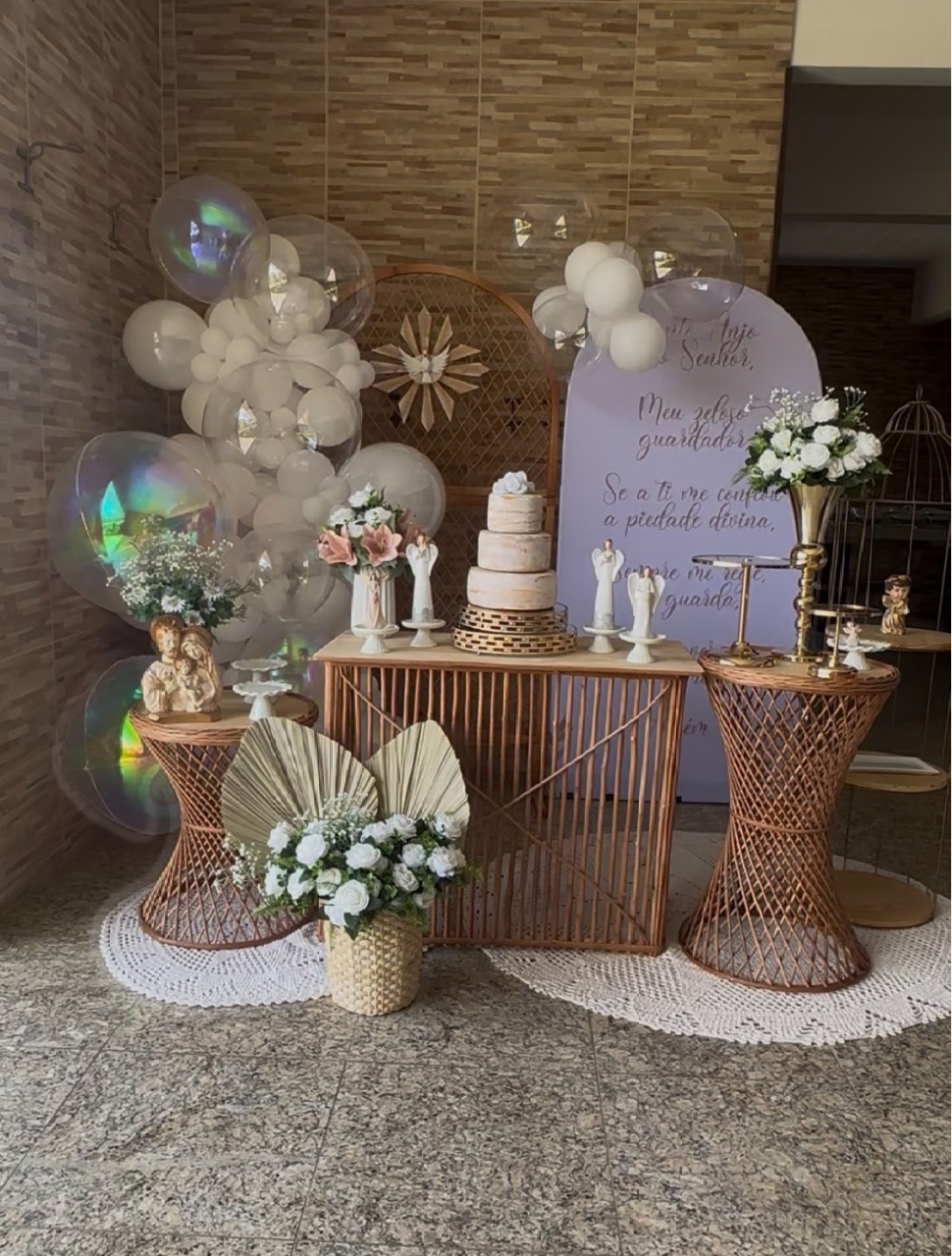 Batizado Luxo - Emília Decor Festas 