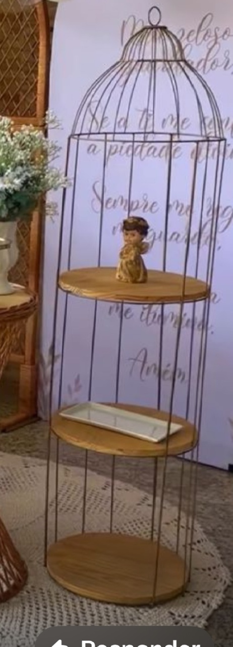Gaiola Pra Lembrancinhas  - Emília Decor Festas 