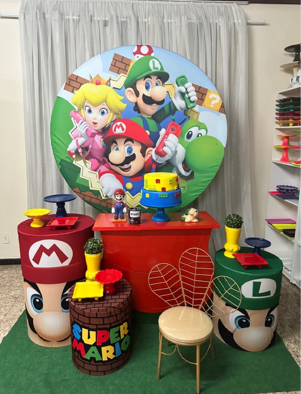 Kit Mario Bros - Emília Decor Festas 