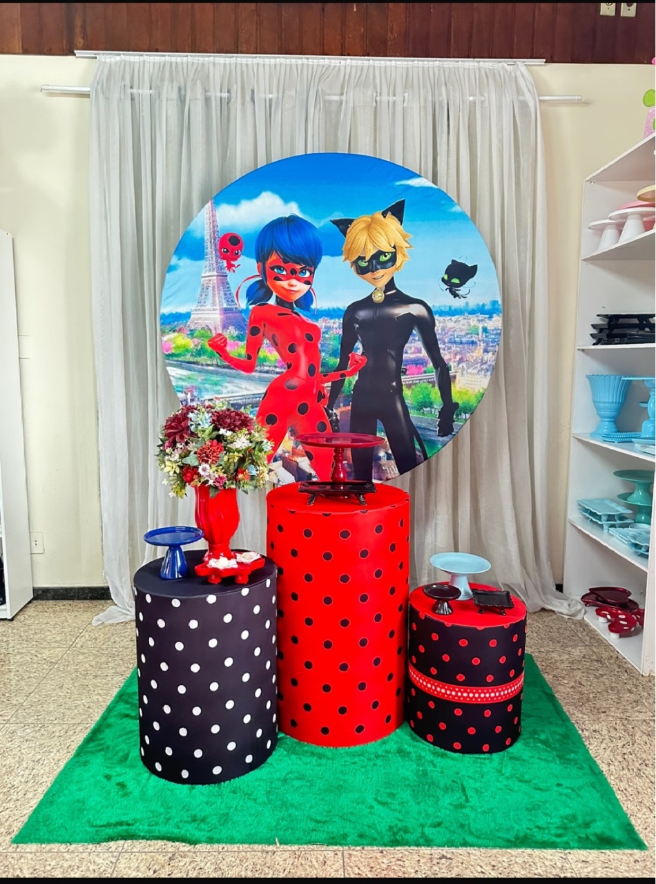 Kit Lady Bug Basico - Emília Decor Festas 