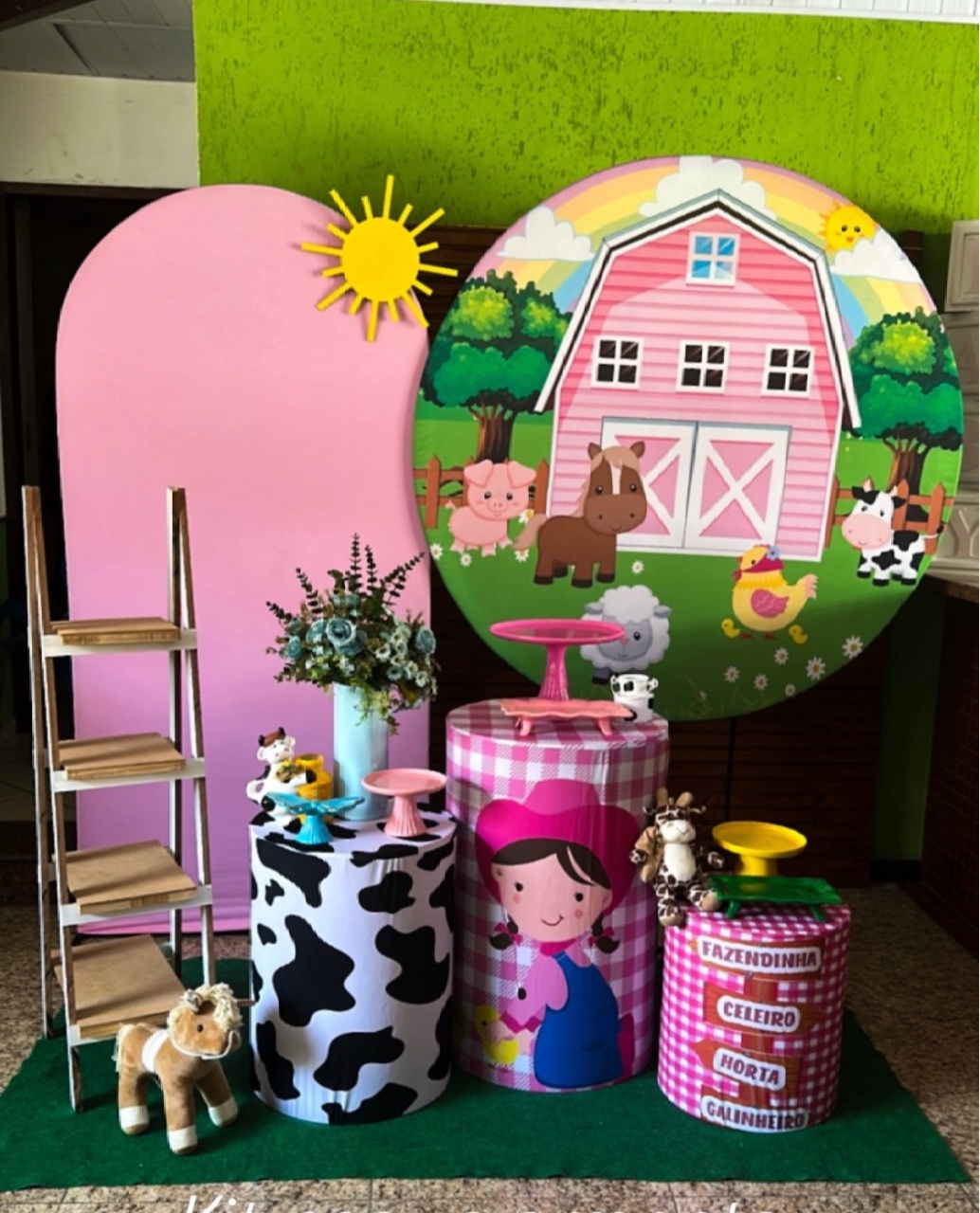 Kit Fazendinha Menina  - Emília Decor Festas 
