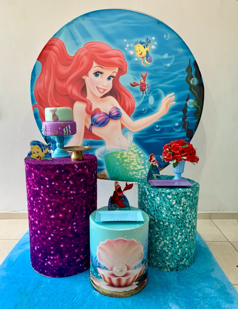Ariel Kit Prata  - my decoracoes de festa