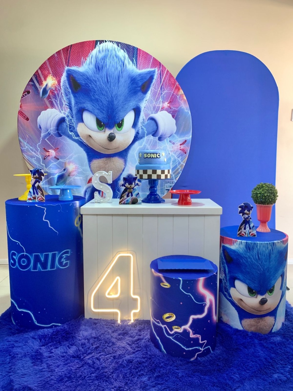 Sonic Kit Diamante  - my decoracoes de festa