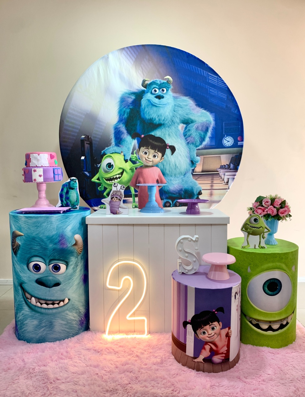 Monstros S.a Kit Ouro - my decoracoes de festa