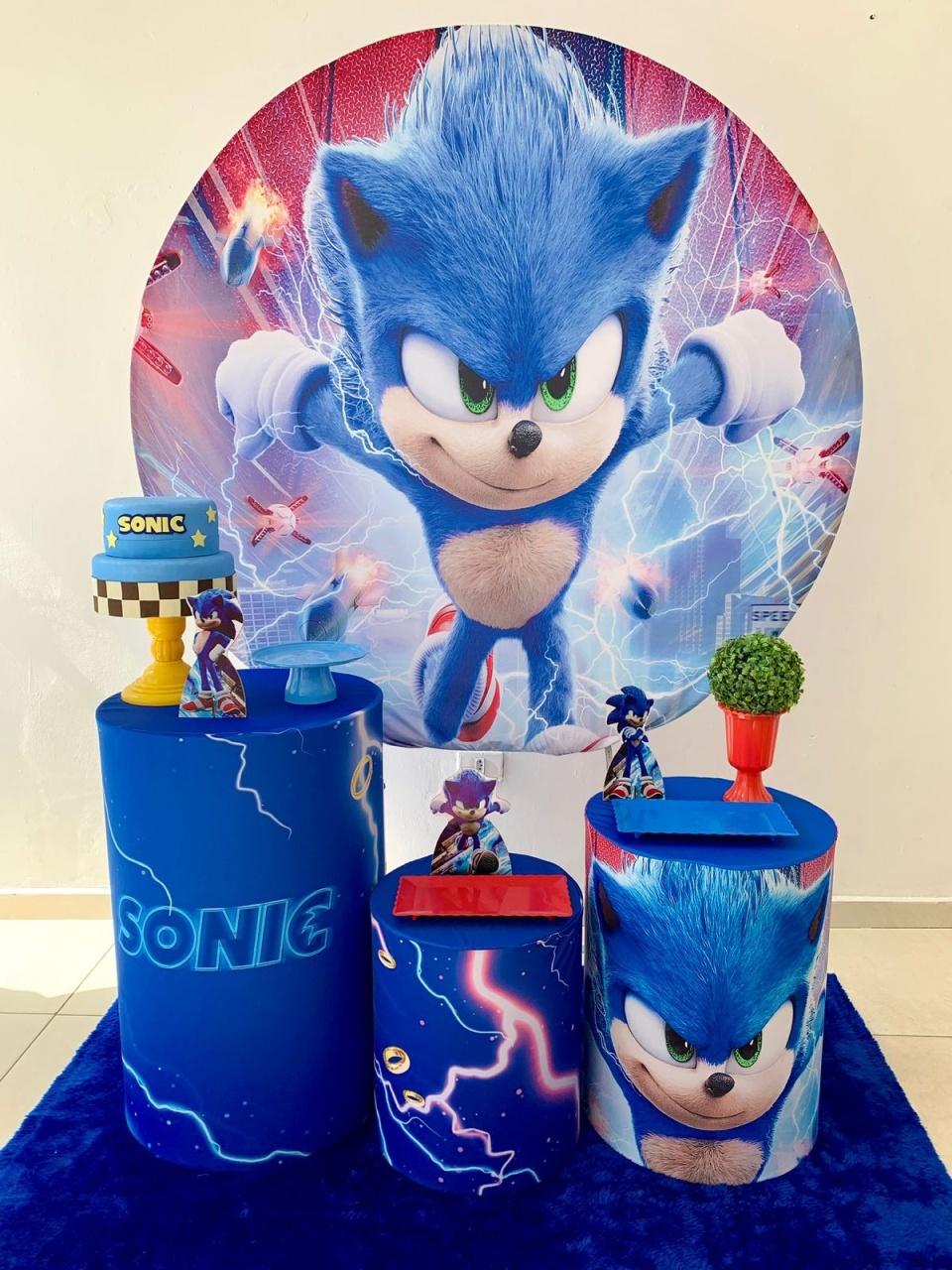 Sonic Kit Prata - my decoracoes de festa