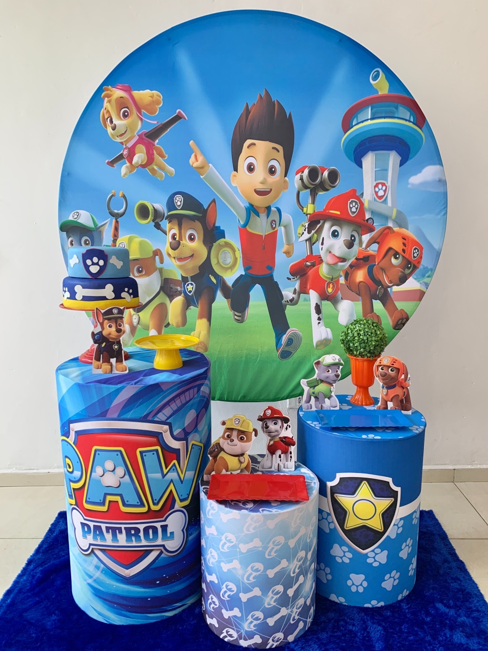Patrulha Canina Kit Prata - my decoracoes de festa