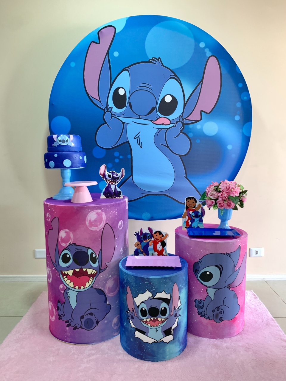Stitch Kit Prata - my decoracoes de festa