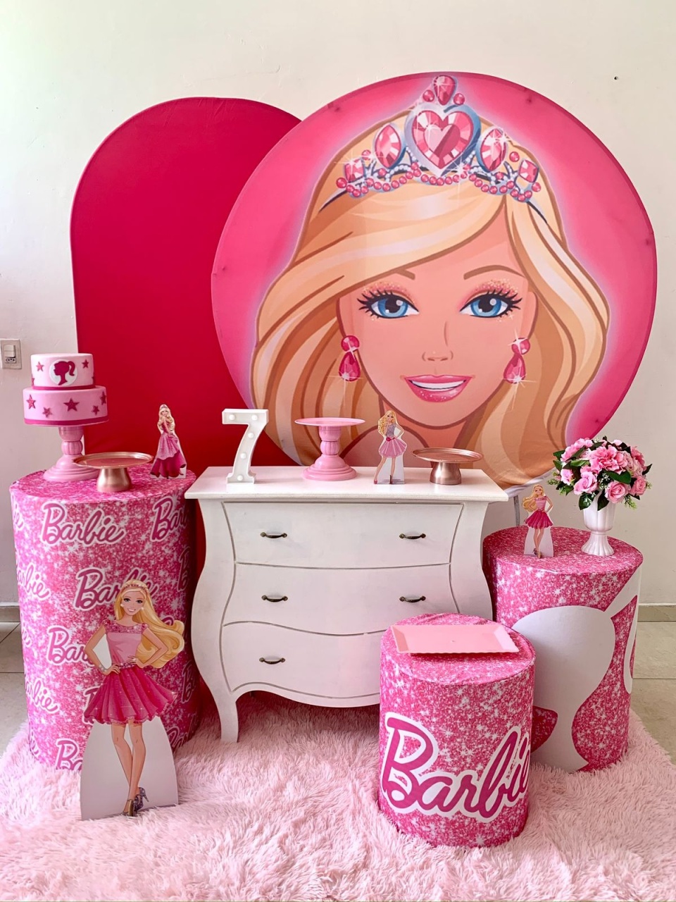 Barbie Kit Diamante  - my decoracoes de festa