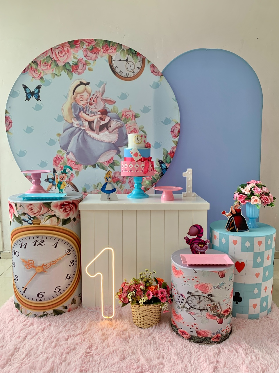 Alice No Pais das Maravilhas Kit Diamante - my decoracoes de festa