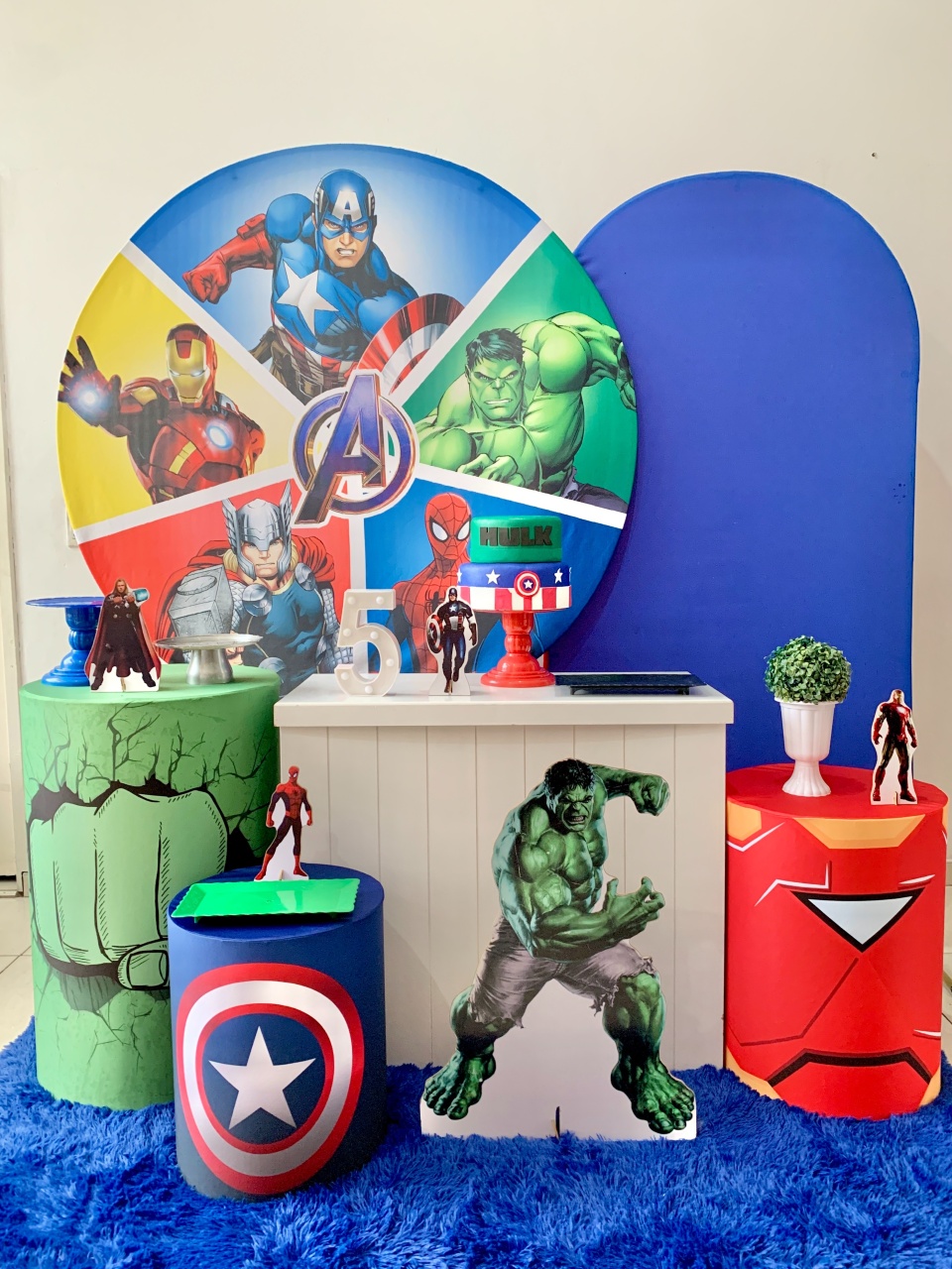 Vingadores Kit Diamante  - my decoracoes de festa