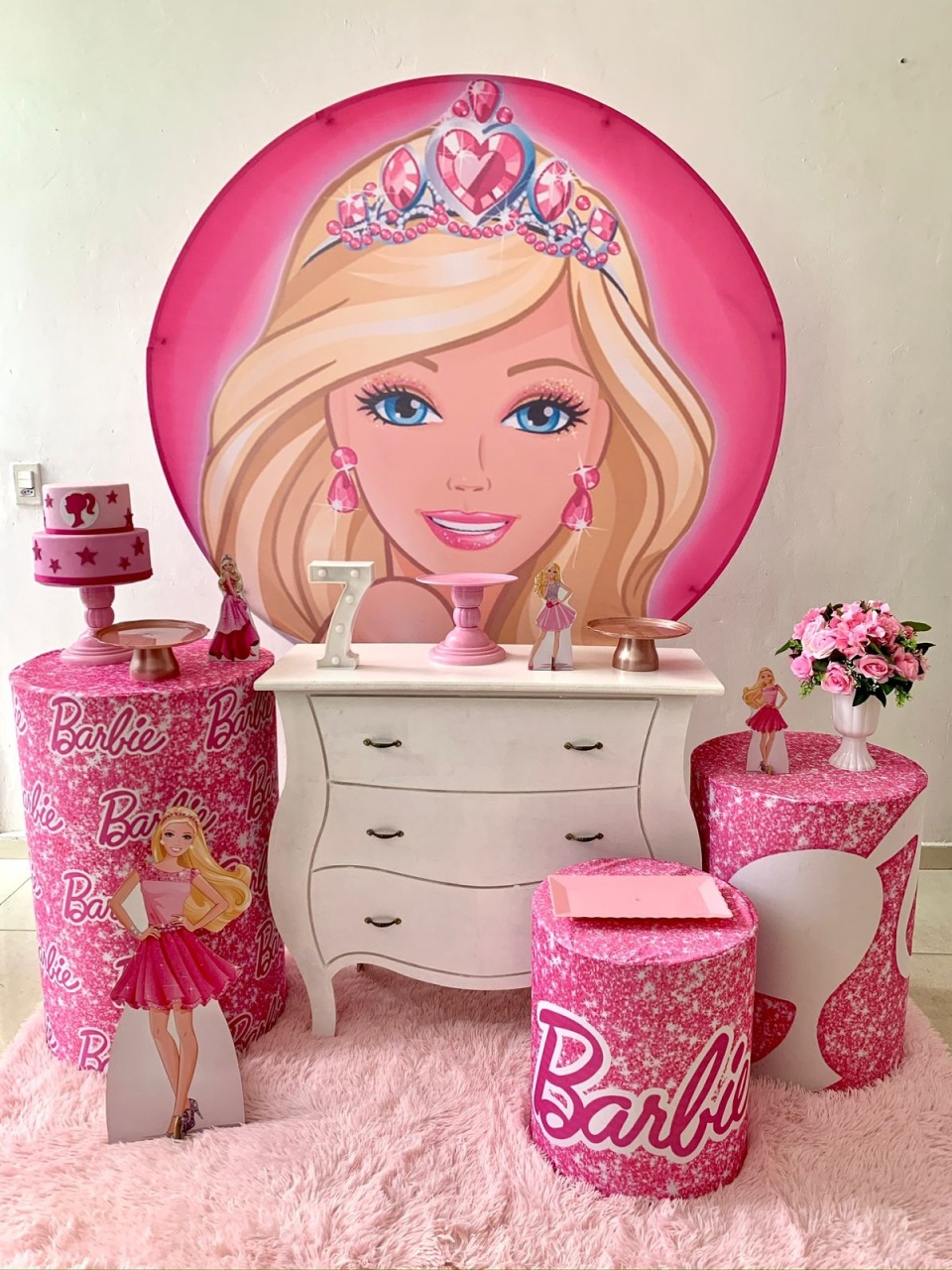 Barbie Kit Ouro  - my decoracoes de festa