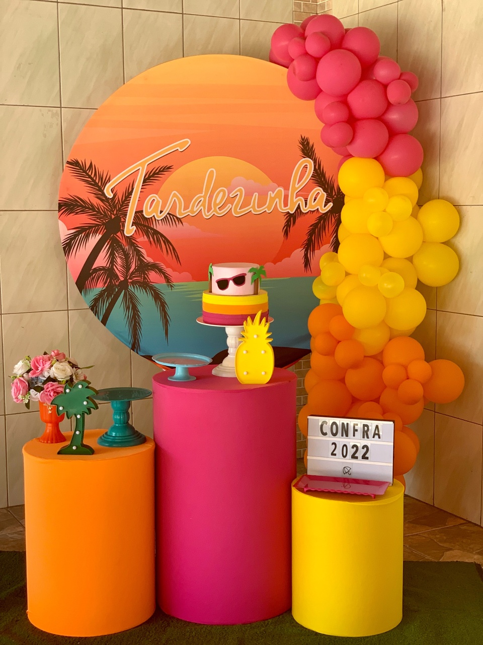 Tardezinha Kit Prata  - my decoracoes de festa