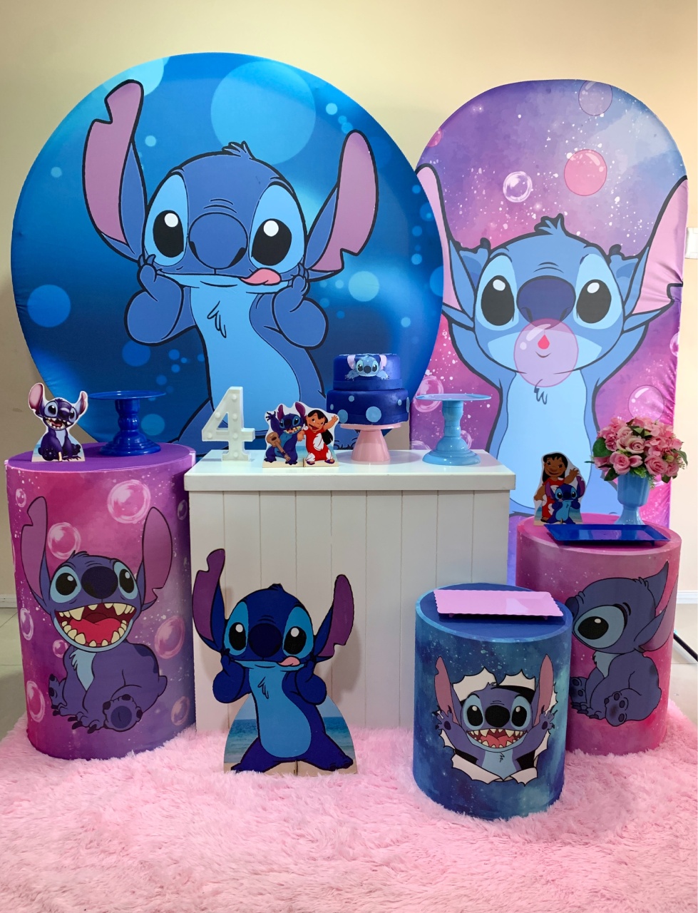 Stitch Kit Diamante  - my decoracoes de festa