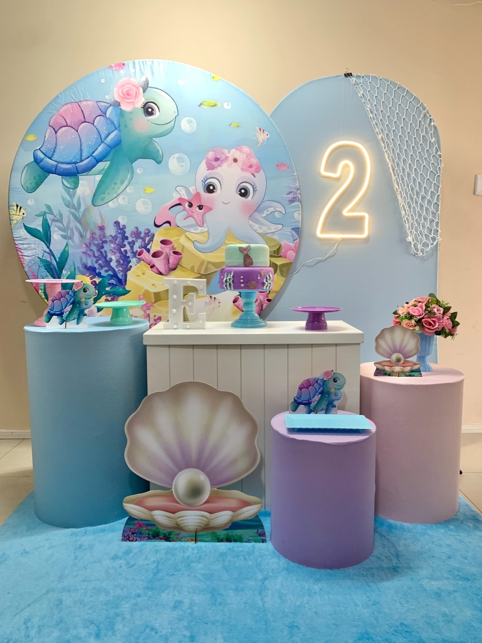 Fundo Do Mar Menina  Kit Diamente  - my decoracoes de festa