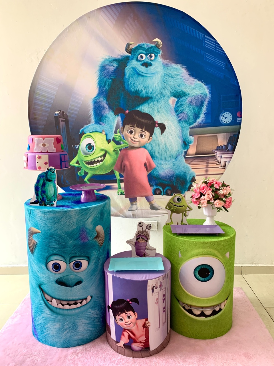 Monstros S.a Kit Prata - my decoracoes de festa