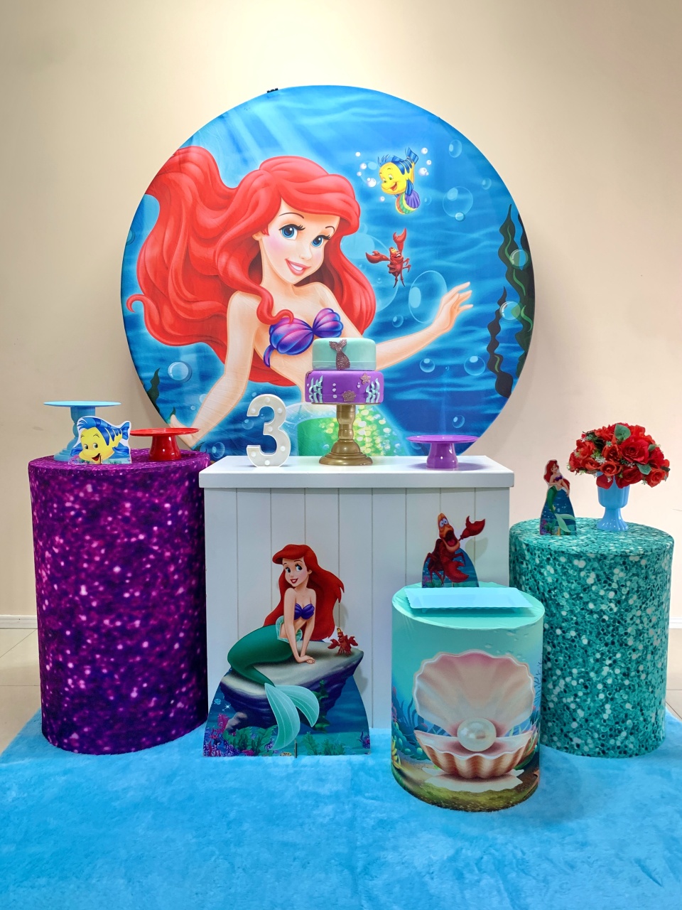 Ariel Kit Ouro  - my decoracoes de festa