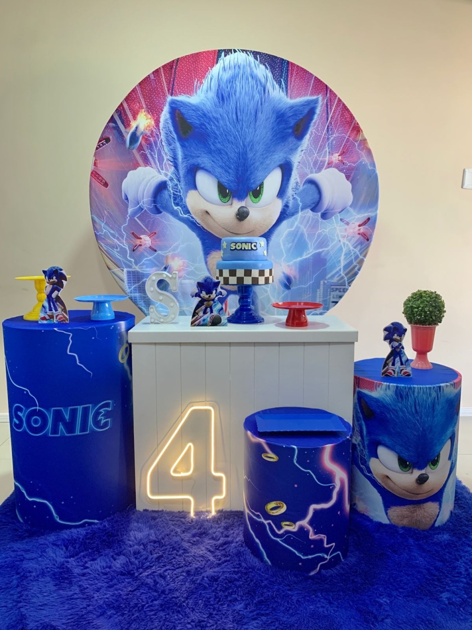 Sonic Kit Ouro - my decoracoes de festa