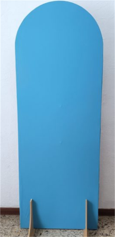 Painel Oval Azul - Amo Decorar Festas e Balões