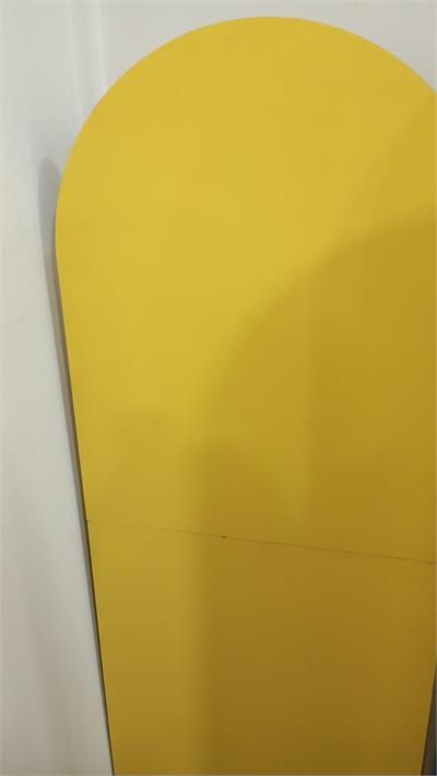 Painel Oval Amarelo - Amo Decorar Festas e Balões