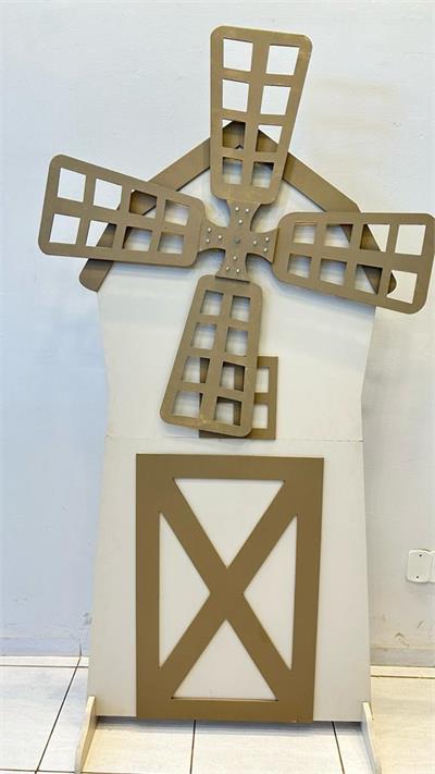 Painel Moinho Mdf - Amo Decorar Festas e Balões