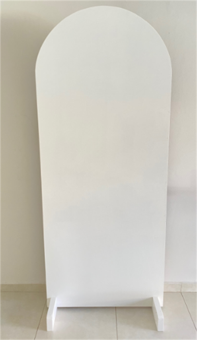 Painel Oval Lembrancinhas Branco - Amo Decorar Festas e Balões