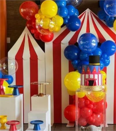 Painel Circo G - Amo Decorar Festas e Balões