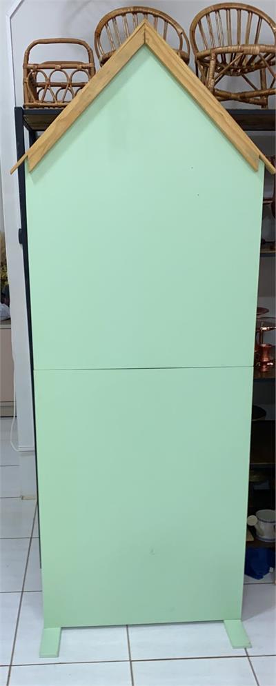 Painel Casinha Verde - Amo Decorar Festas e Balões