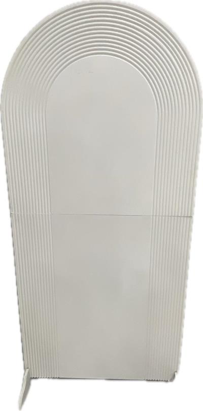 Painel Branco Meio Riscado - Amo Decorar Festas e Balões