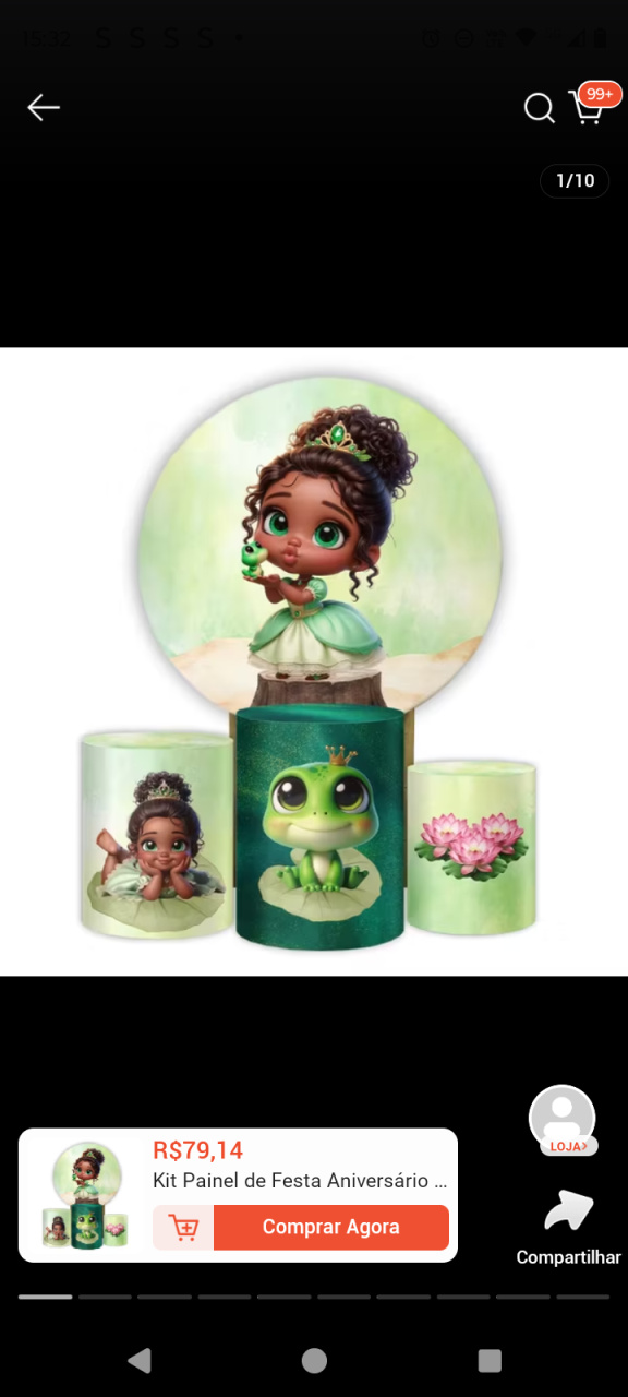 Kit Infantil Princesa Tiana Cit - Joana Darc de Oliveira Marques dos Santos 