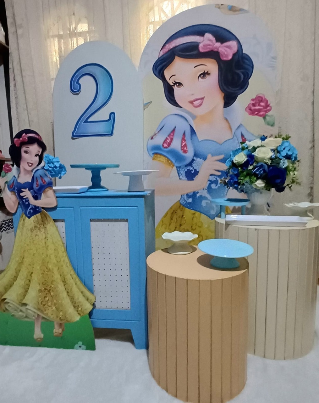 Branca de Neve  Personalizado . - SekineDecore